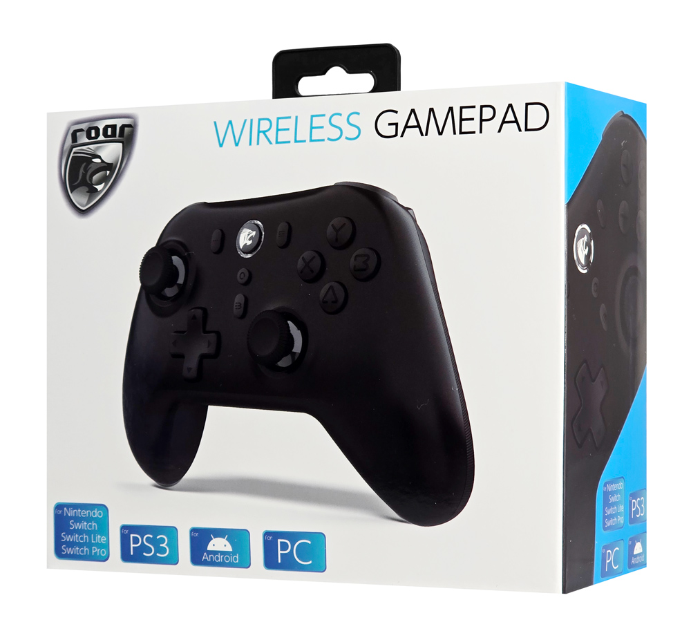 ROAR ασύρματο gamepad RR-0026 για Switch/PS3/PC/Android, 2.4GHz, μαύρο - Image 6