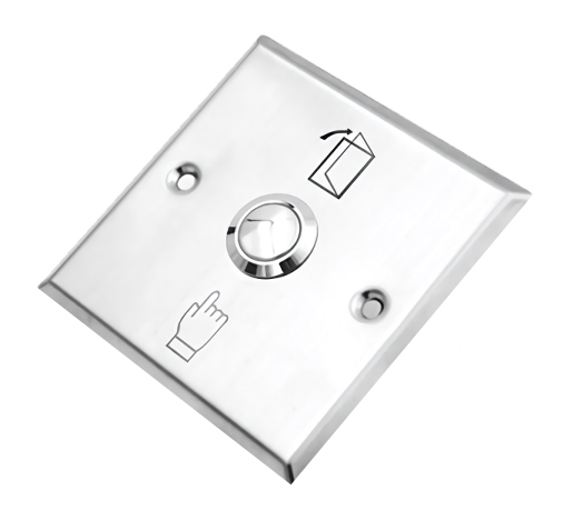 SECUKEY Χωνευτό μπουτόν SCK-CBUTTON2, 3Α, ασημί