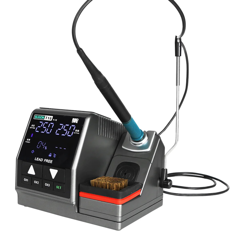 SUGON ψηφιακός σταθμός συγκόλλησης T16 με κολλητήρι, 75W, 200-450 °C - Image 2