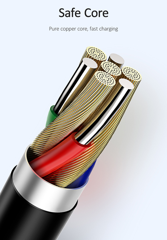 USAMS καλώδιο Lightning σε USB US-SJ364, 2A, 1m, μαύρο - Image 4