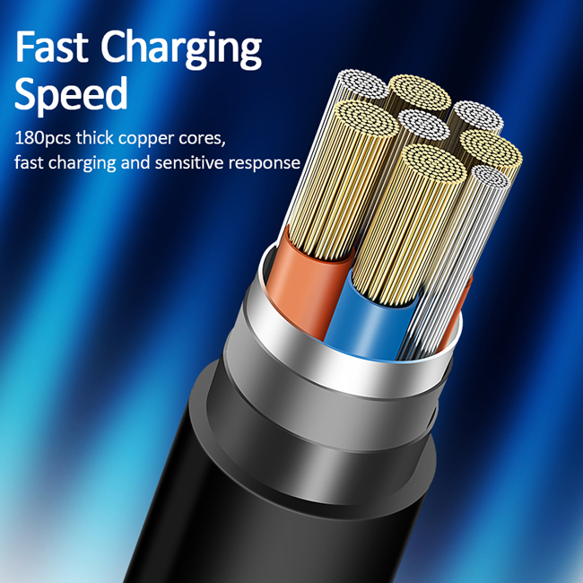 USAMS καλώδιο USB σε USB-C/Lightning/Micro USB US-SJ374, 10W, 1m, μαύρο - Image 4