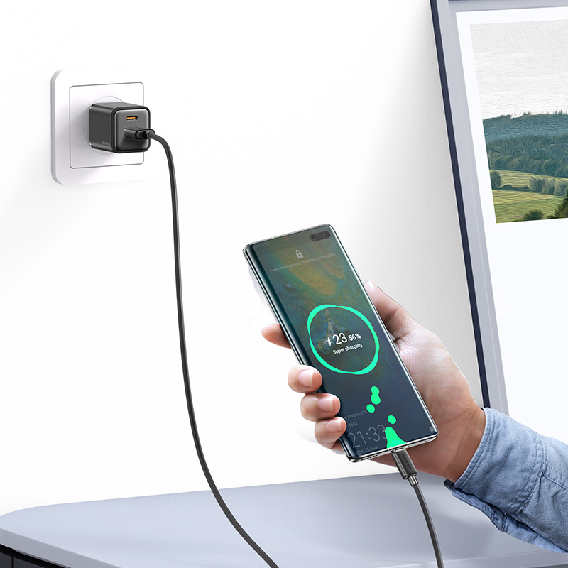 USAMS καλώδιο micro USB σε USB US-SJ690, 2A, 480Mbps, 1m, μαύρο - Image 2