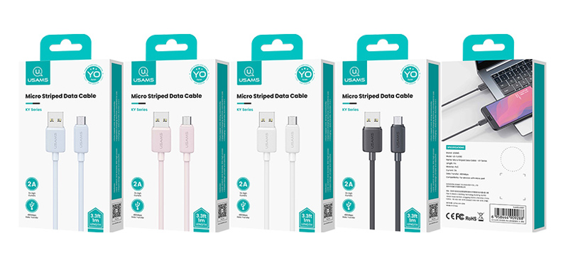 USAMS καλώδιο micro USB σε USB US-SJ690, 2A, 480Mbps, 1m, μαύρο - Image 6