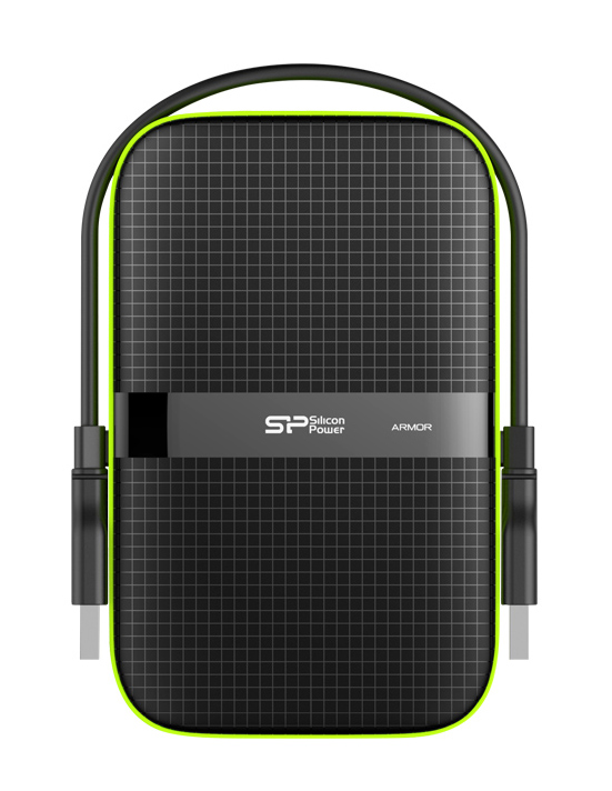 SILICON POWER εξωτερικός HDD Armor A60, 1TB, USB 3.2, πράσινος - Image 3
