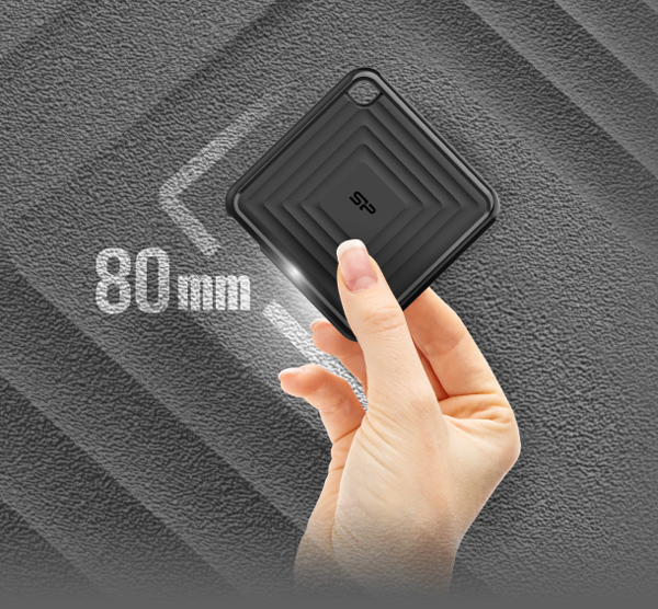 SILICON POWER εξωτερικός SSD PC60, 2TB, USB 3.2, 540-500MB/s, μαύρος - Image 5