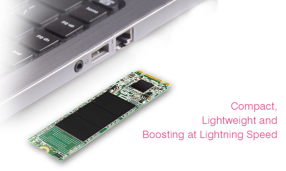 SILICON POWER SSD A55, 256GB, M.2 2280, SATA III, 560-530MB/s - Image 2