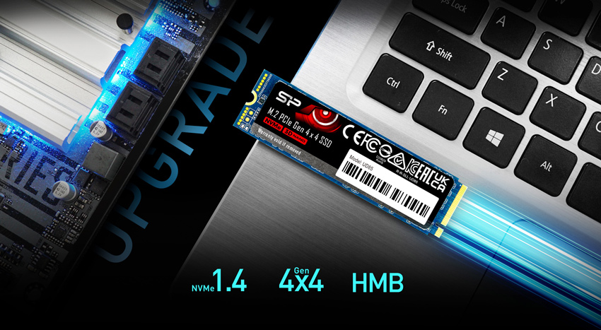 SILICON POWER SSD PCIe Gen4x4 M.2 2280 UD85, 500GB, 3.600-2.400MB/s - Image 2