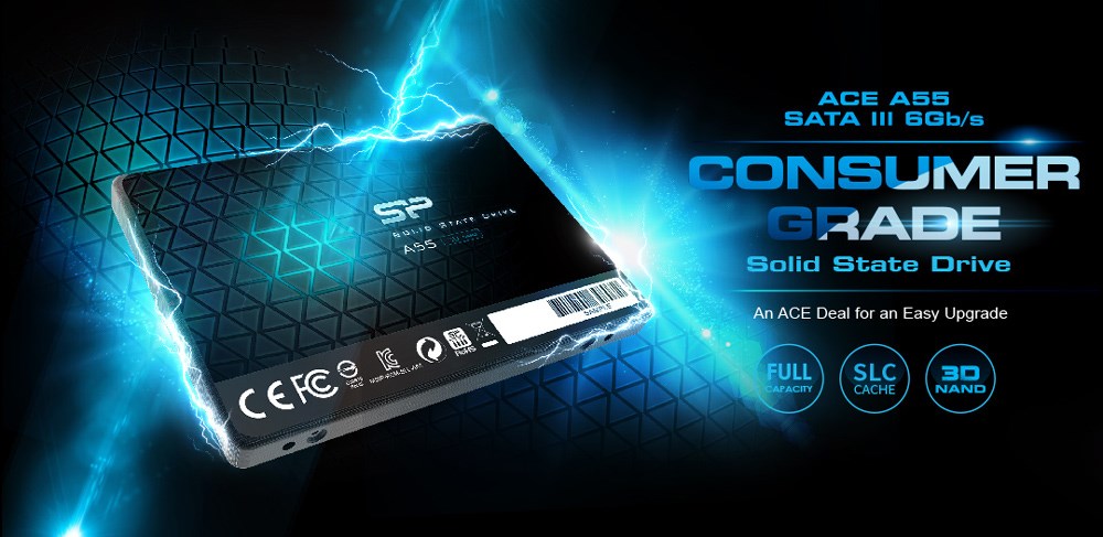 SILICON POWER SSD A55 512GB, 2.5", SATA III, 500-450MB/s, 7mm - Image 2