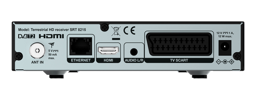 STRONG ψηφιακός δέκτης SRT8215 με τηλεχειριστήριο, DVB-T2, HEVC - Image 3