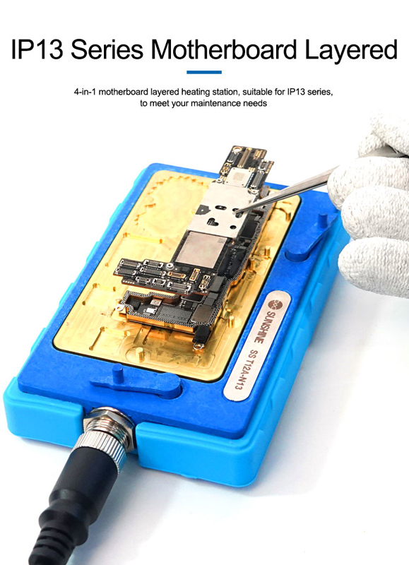 SUNSHINE βάση motherboard SS-T12A-N13 για iPhone 13 series, θερμαινόμενη - Image 2