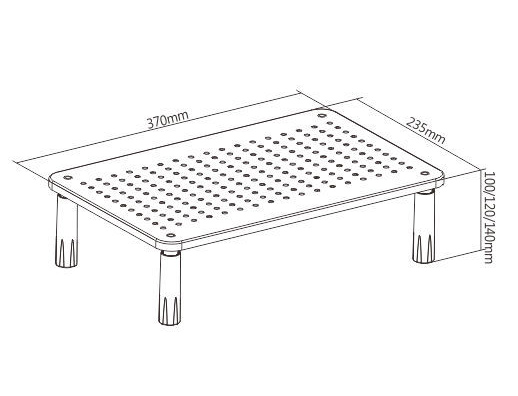 BRATECK επιτραπέζια βάση οθόνης/laptop STB-086, 13-32", έως 20kg - Image 6