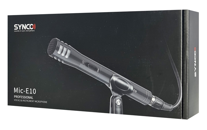 SYNCO μικρόφωνο χειρός SY-E10-MIC, δυναμικό, καρδιοειδές, XLR, μαύρο - Image 10