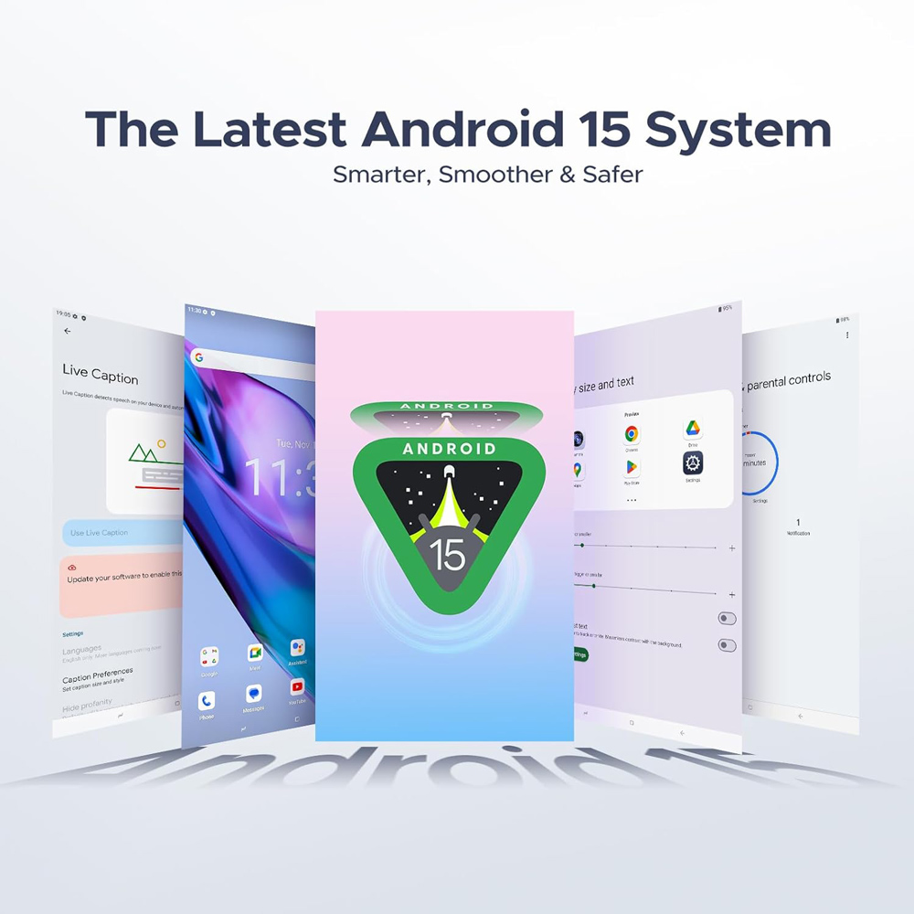 DOOGEE tablet Tab A9 Pro με πληκτρολόγιο/ποντίκι/στυλό αφής/θήκη, 10.1", 4/128GB, Android 15, 6580mAh, μπλε - Image 6