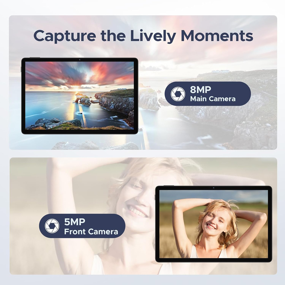 DOOGEE tablet Tab A9 Pro με πληκτρολόγιο/ποντίκι/στυλό αφής/θήκη, 10.1", 4/128GB, Android 15, 6580mAh, μπλε - Image 11