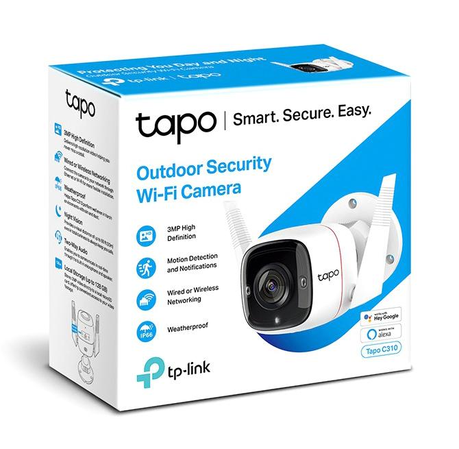 TP-LINK smart camera TAPO-C310, 3MP, ανίχνευση κίνησης, IP66, Ver. 1.0 - Image 5