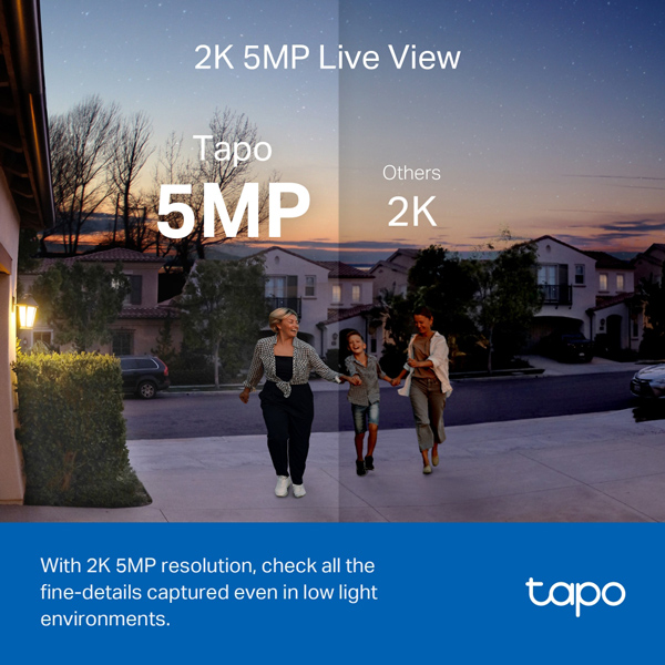 TP-LINK smart κουδούνι με κάμερα Tapo D230S1, Wi-Fi 2K, 6700mAh, Ver 1.0 - Image 6
