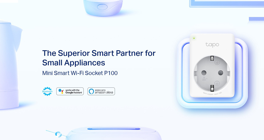 TP-LINK smart αντάπτορας ρεύματος TAPO-P100, Wi-Fi, bluetooth, Ver. 1.0 - Image 8