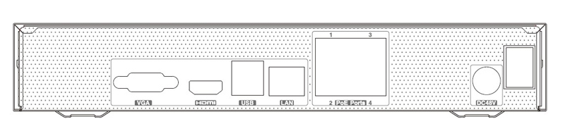 TVT NVR καταγραφικό TD-3104B1-4P, H.265, 4 κανάλια PoE - Image 2