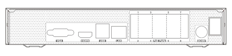 TVT NVR καταγραφικό TD-3108B1-8P, H.265, 8 κανάλια PoE - Image 2
