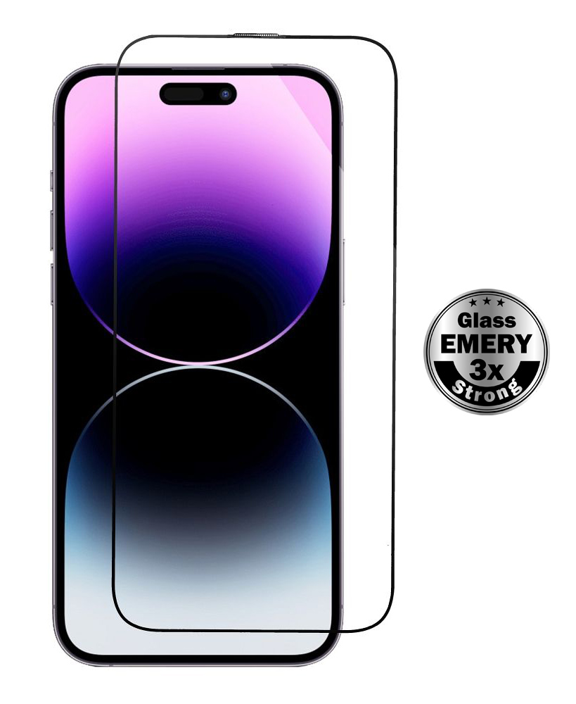 POWERTECH tempered glass Emery 5D TGC-0757 για iPhone 16 Plus, full glue