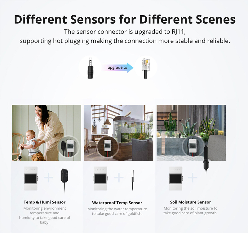 SONOFF smart διακόπτης ελέγχου θερμοκρασίας/υγρασίας THR320, Wi-Fi, 20A - Image 9