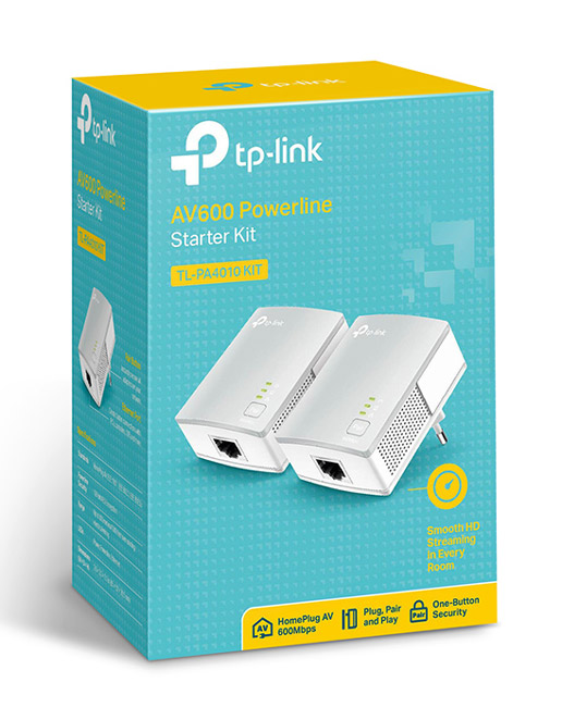 TP-LINK AV600 Powerline Starter Kit TL-PA4010 KIT, Ver. 3.0 - Image 2