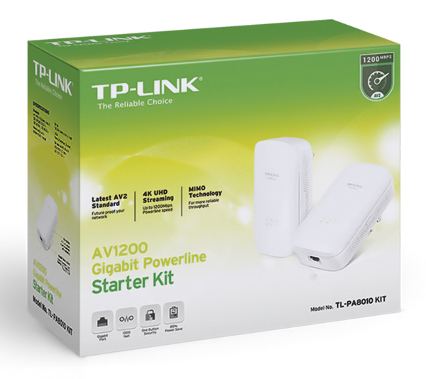 TP-LINK Powerline Starter Kit TL-PA8010, AV1200 Gigabit, Ver. 1.0 - Image 3