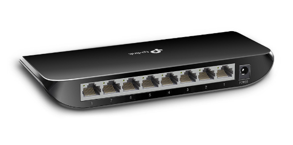 TP-LINK Desktop Switch TL-SG1008D, 8-port 10/100/1000Mbps, Ver. 12.0 - Image 2