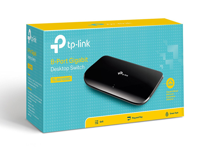 TP-LINK Desktop Switch TL-SG1008D, 8-port 10/100/1000Mbps, Ver. 12.0 - Image 3