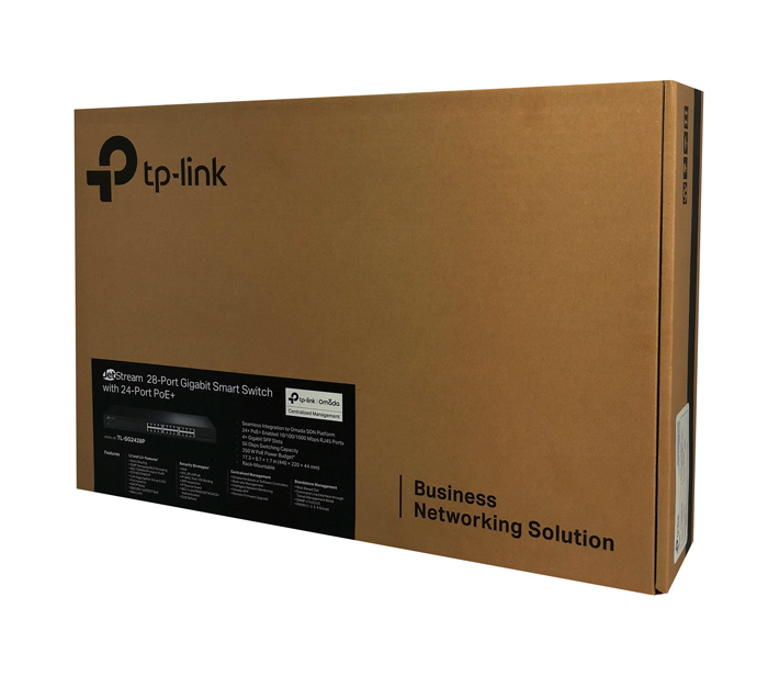TP-LINK JetStream smart switch TL-SG2428P, 24-Port PoE+, 4x SFP, Ver 4.0 - Image 3
