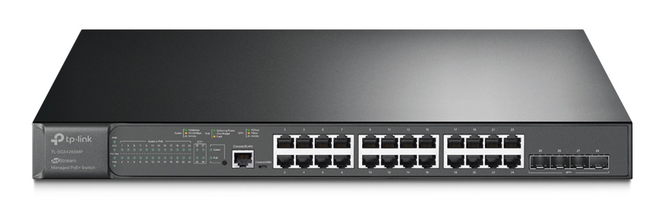 TP-LINK L2+ Managed Switch TL-SG3428XMP, 24x PoE+, 4x SFP+, Ver. 2.0 - Image 3