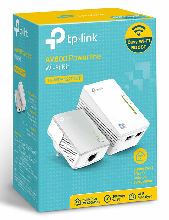 TP-LINK Wi-Fi AV600 Powerline Extender Kit TL-WPA4220, 300Mbps, Ver. 4.0 - Image 4