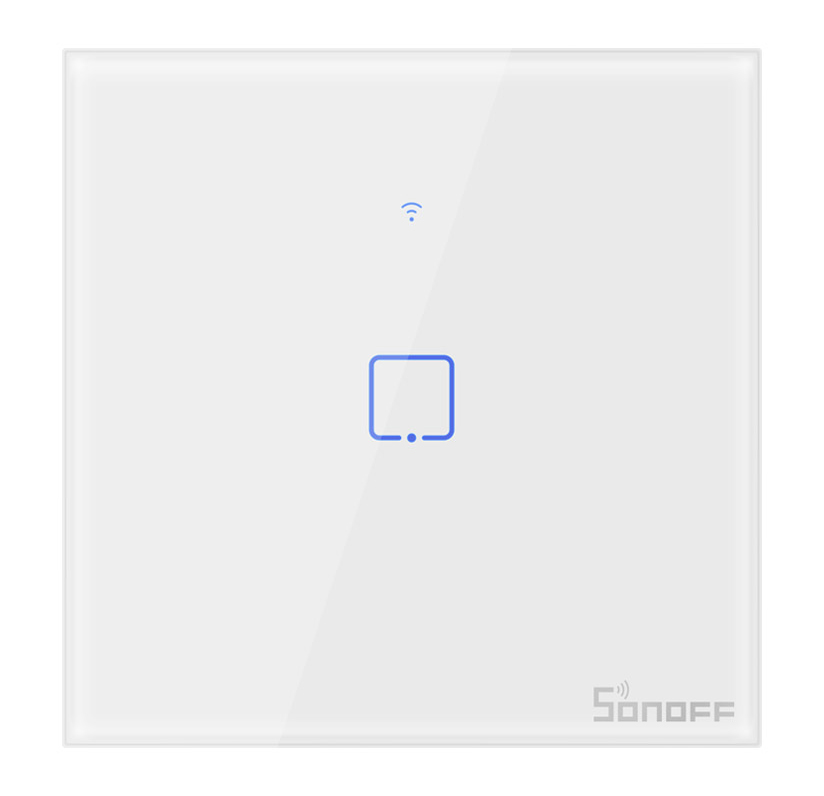 SONOFF smart διακόπτης ΤΧ-T2EU1C, αφής, Wi-Fi, μονός, λευκός - Image 2