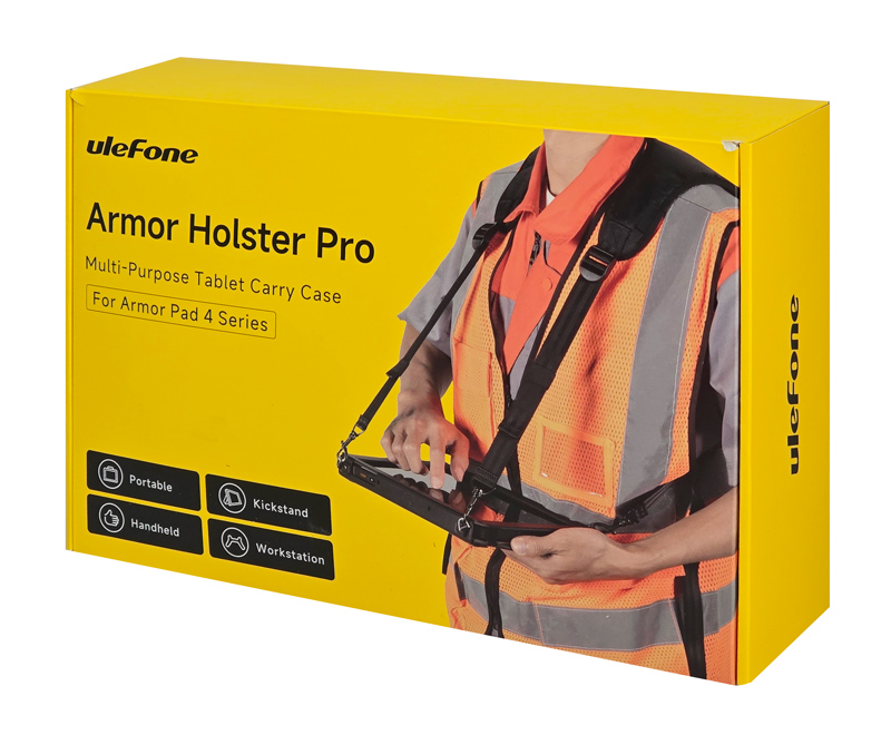 ULEFONE θήκη προστασίας & μεταφοράς UAS07 για tablet Armor Pad 4 series, μαύρη - Image 7