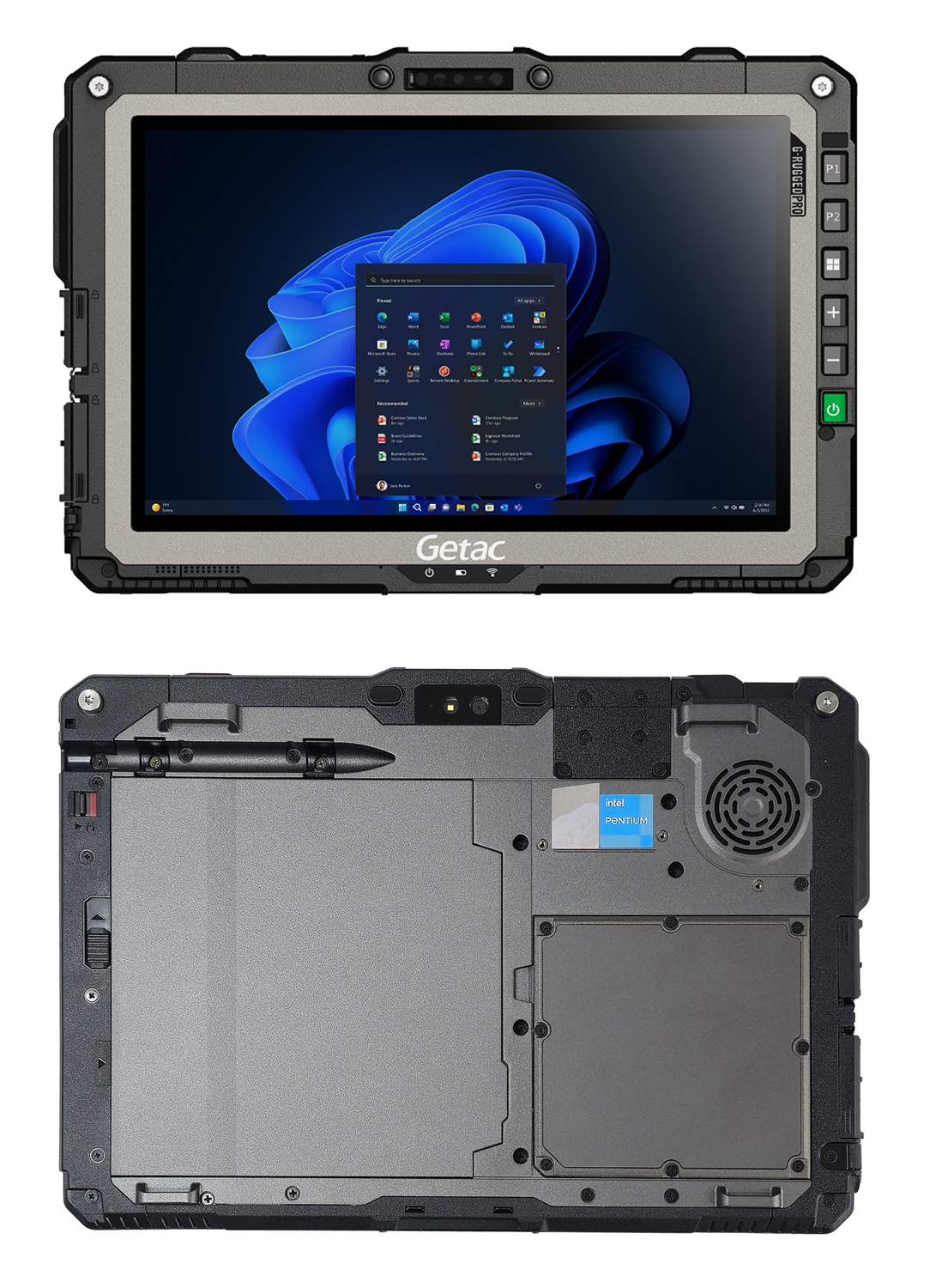 GETAC tablet UX10G3 Lite, 10.1", 8/256GB, 4200mAh, IP66/MIL-STD-810H, Windows 11 Pro, μαύρο