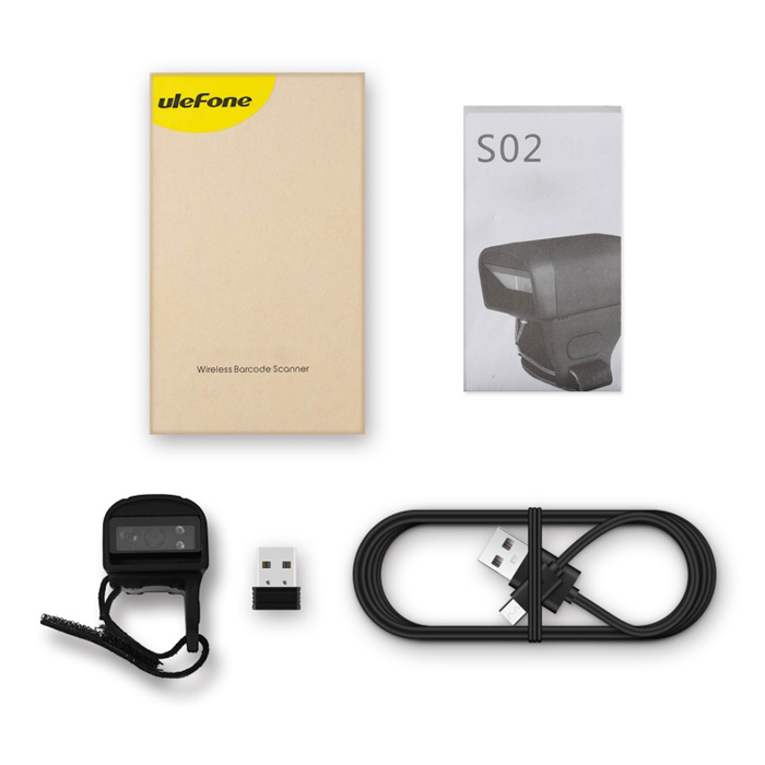 ULEFONE barcode scanner uScan RS1, ασύρματο 2.4G/Bluetooth, 1D/2D, μαύρο - Image 5
