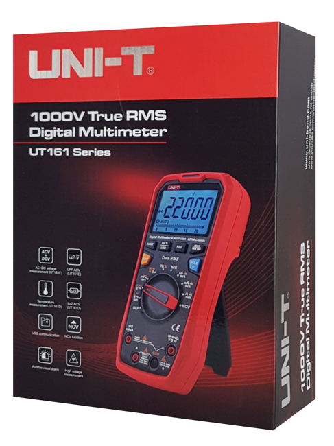 UNI-T ψηφιακό πολύμετρο UT161E, 1000V AC/DC, NCV, True RMS - Image 3