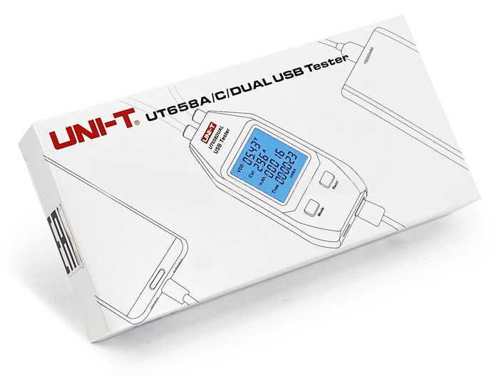UNI-T USB συσκευή ελέγχου καλωδιώσεων UT658DUAL, Type A, Type C - Image 3