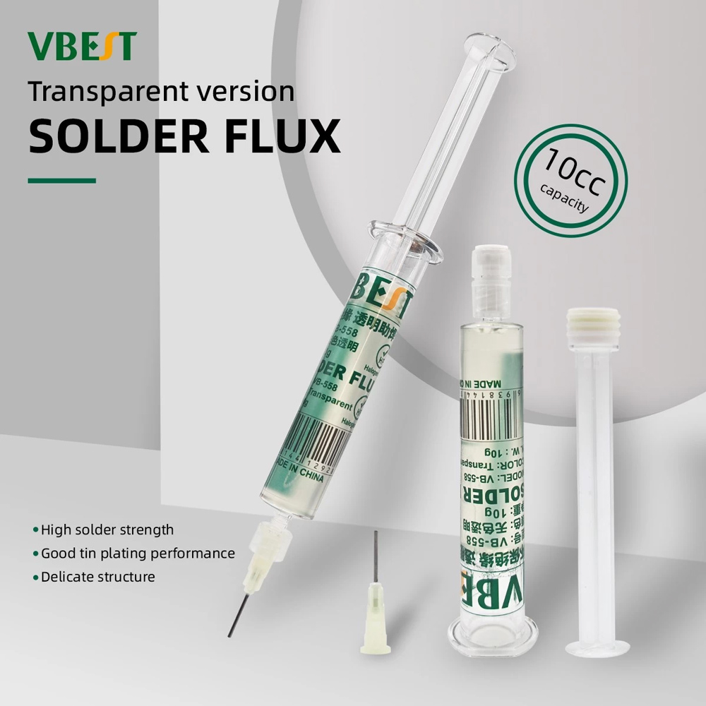 BEST flux πάστα συγκόλλησης VB-558, 10cc, διάφανη - Image 4