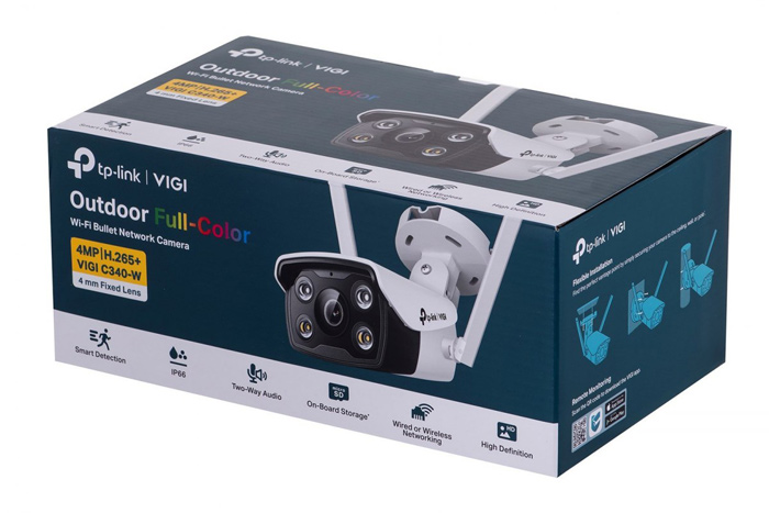 TP-LINK IP κάμερα VIGI C340-W, 4mm, 4MP, Wi-Fi, SD, IP66, Ver. 1.0 - Image 9