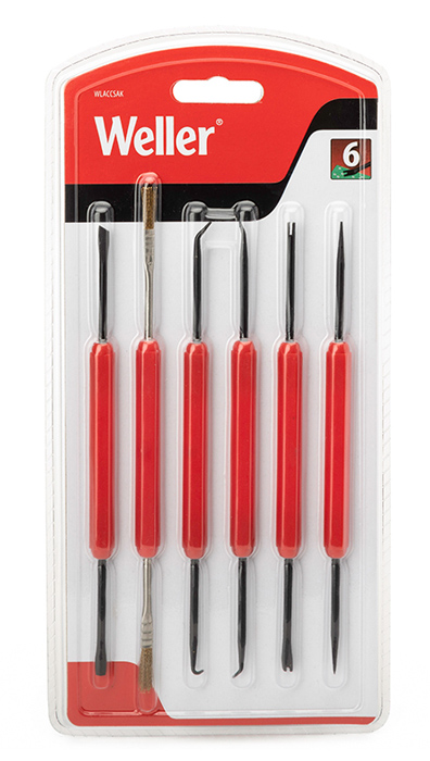 WELLER kit εργαλείων κόλλησης WLACCSAK, 6τμχ - Image 3