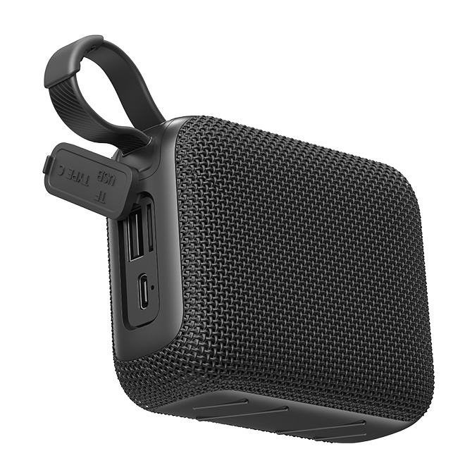 USAMS φορητό ηχείο YX015, 5W, Bluetooth, 1200mAh, μαύρο - Image 8