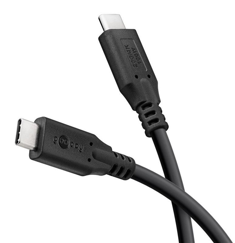 GOOBAY καλώδιο USB-C 74198, USB4, 100W, 20Gbps, 4K/60Hz, 3m, μαύρο - Image 7