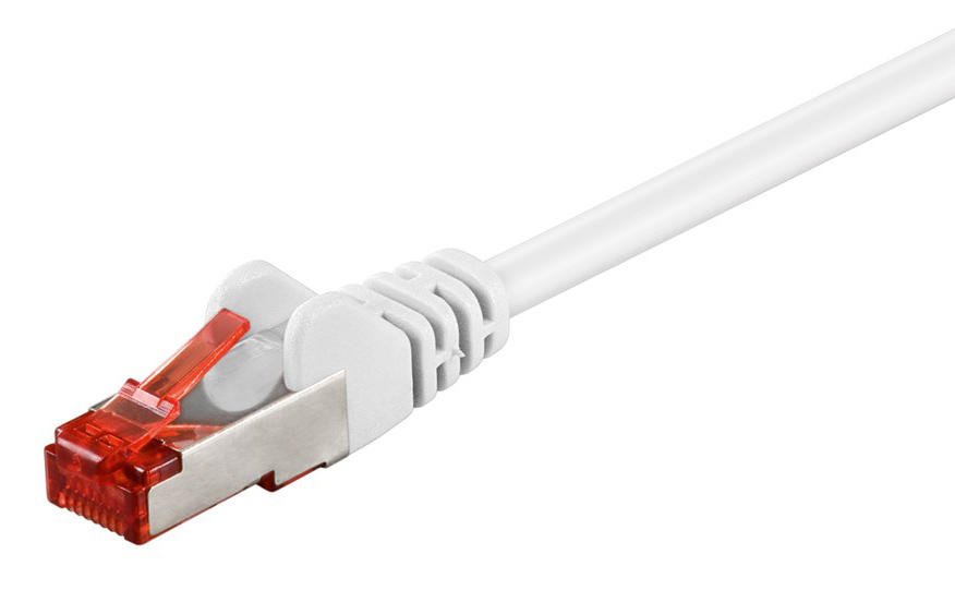 GOOBAY καλώδιο δικτύου 93508, CAT 6 S/FTP, copper, 250MHz, 30m, λευκό