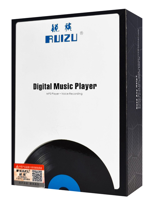RUIZU MP3 player D50 με οθόνη 1.8", 16GB, Bluetooth, ελληνικό μενού, μαύρο - Image 6
