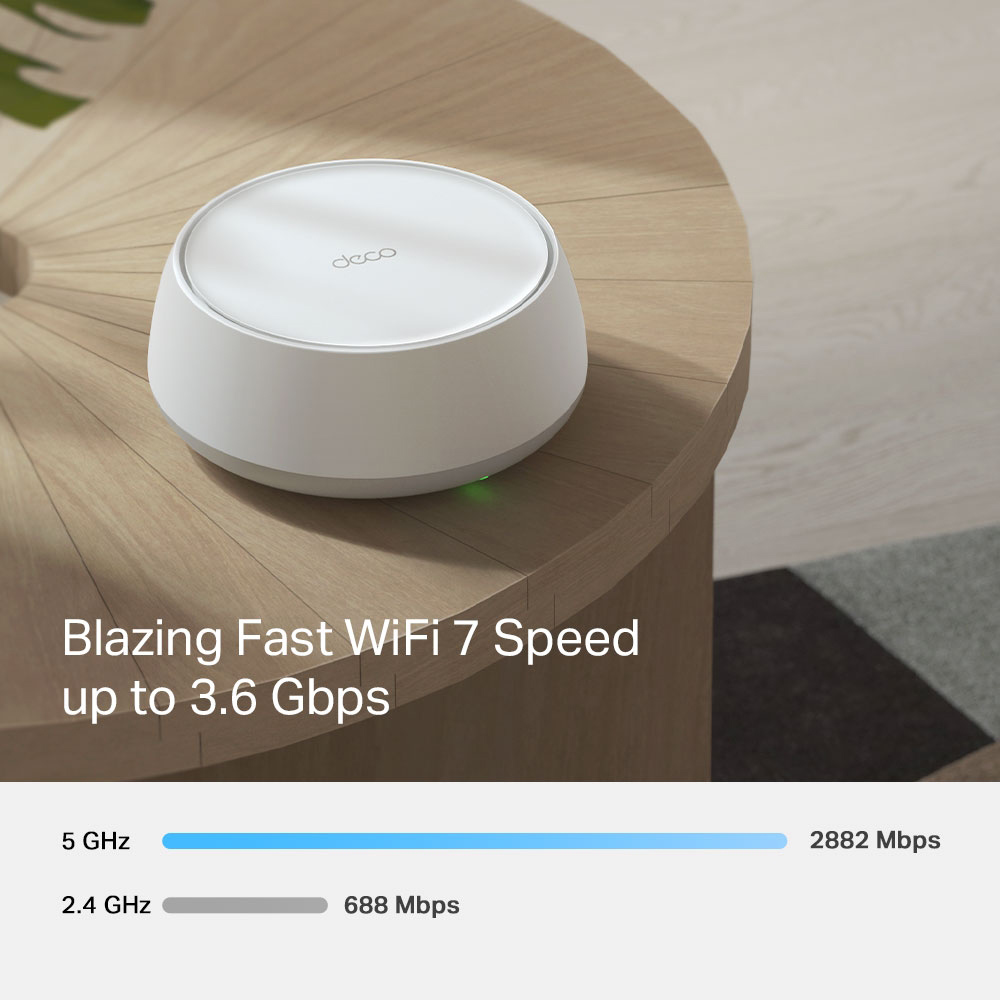 TP-LINK Home Mesh WiFi 7 System Deco BE25, 3600Mbps ΒΕ3600, V1.0, 2τμχ - Image 4