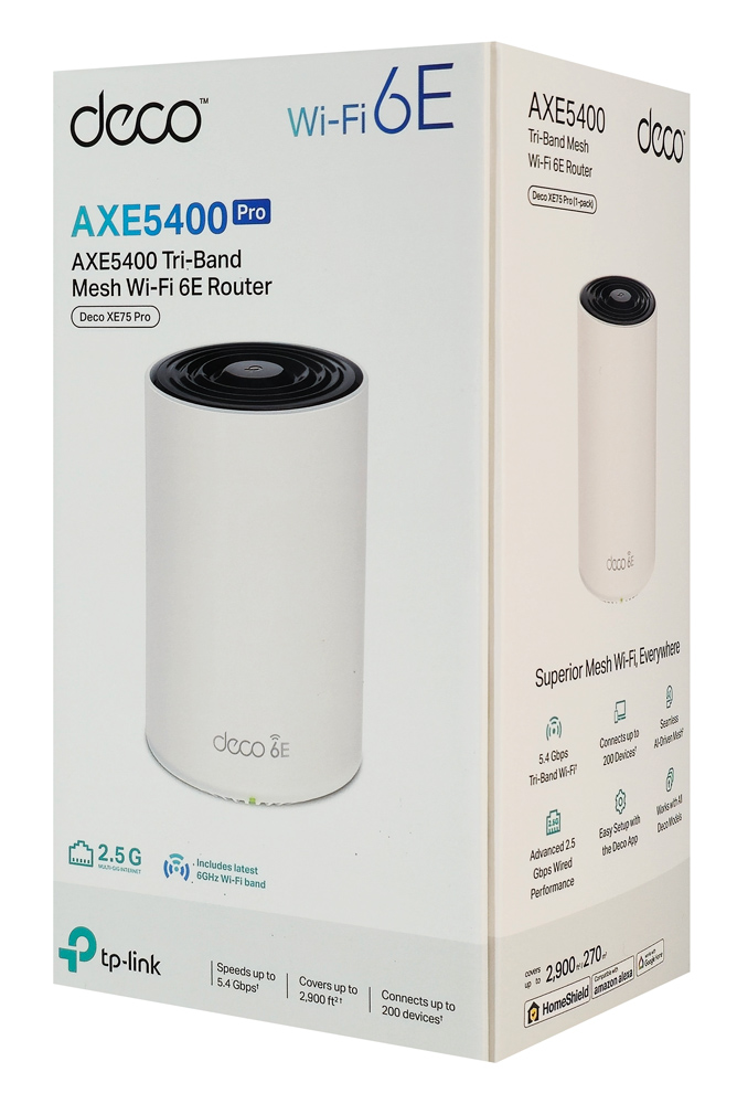 TP-LINK Home Mesh WiFi 6E System Deco XE75 Pro, 5400Mbps AXE5400, Tri-Band, V3.0 - Image 3