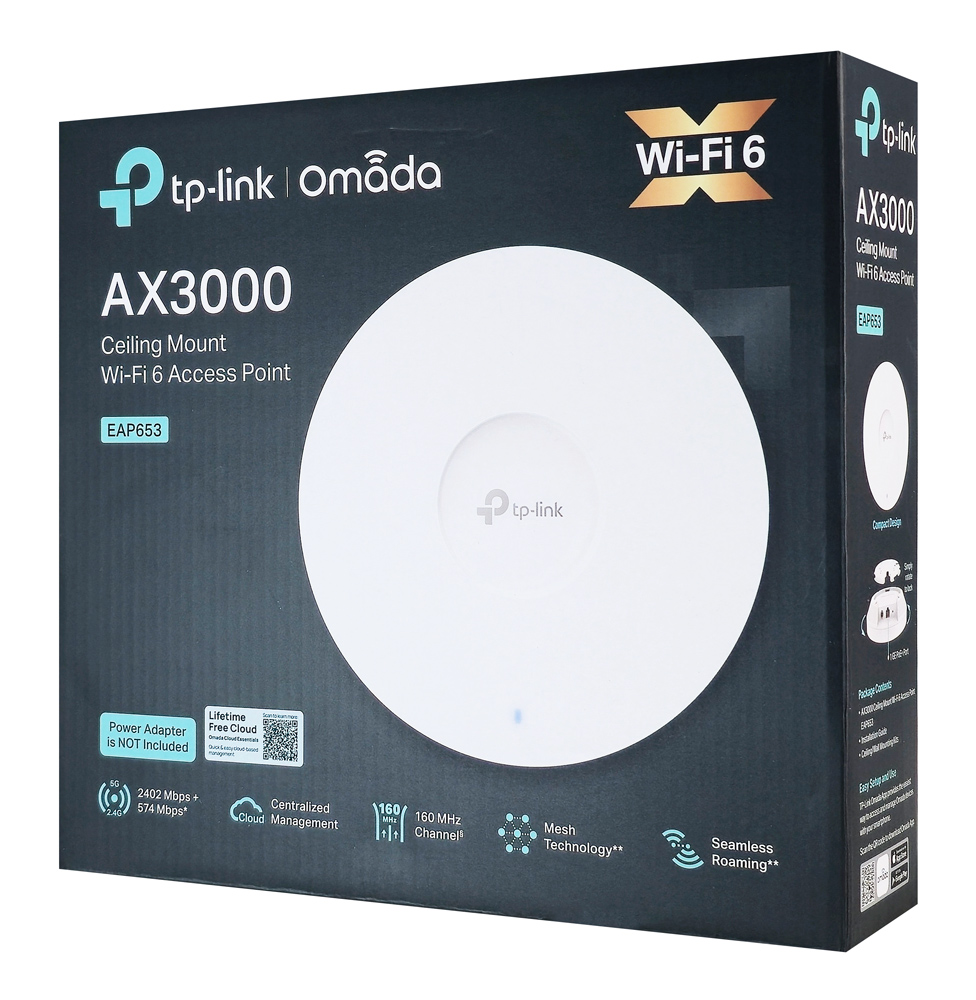 TP-LINK access point EAP653, οροφής, WiFi 6, 3000Mbps AX3000, Mesh, V1.0 - Image 9