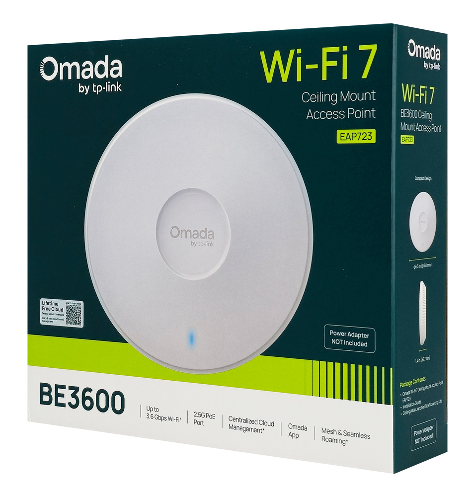 TP-LINK access point EAP723, οροφής, WiFi 7, 3600Mbps BE3600, Mesh, V2.20 - Image 4