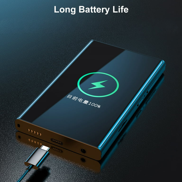 RUIZU MP3 player H10 με οθόνη αφής 3.8", 16GB, Bluetooth, μαύρο - Image 4